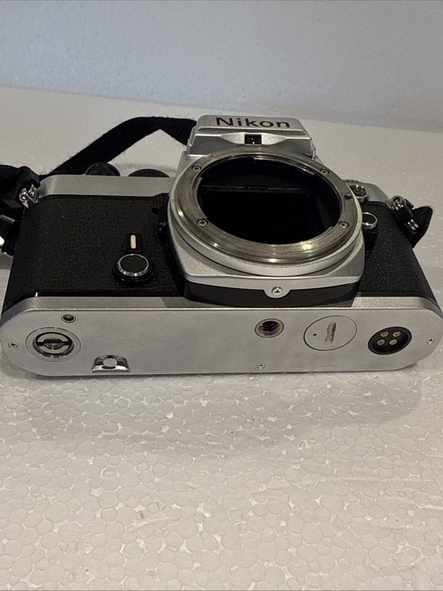 Nikon FE Silver SLR MF 35mm Film Camera Body | eBay