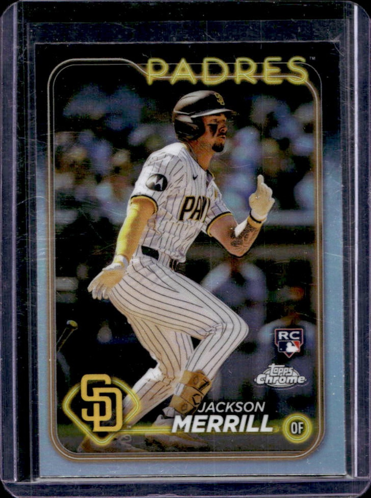 2024 Topps Chrome Jackson Merrill RC Refractor Rookie #207 Padres