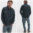 NWT Rag & Bone $298 Infuse CPO Shirt In Oil Indigo Size: Large