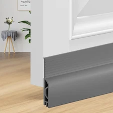 Under Door Draft Stopper,Door Sweep for Bottom of Doors,Adjustable Weather Strip