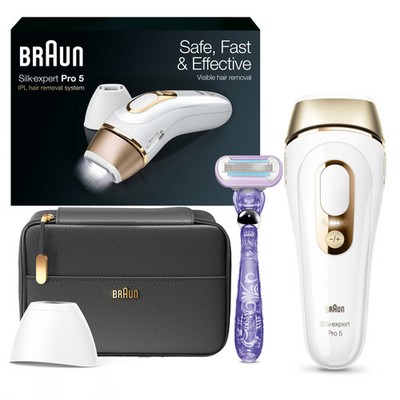 BRAUN Silk-expert Pro 5 IPL脱毛器 Silk·expert Pro 5 IPL Laser Hair Removal, PL5347 | Braun US
