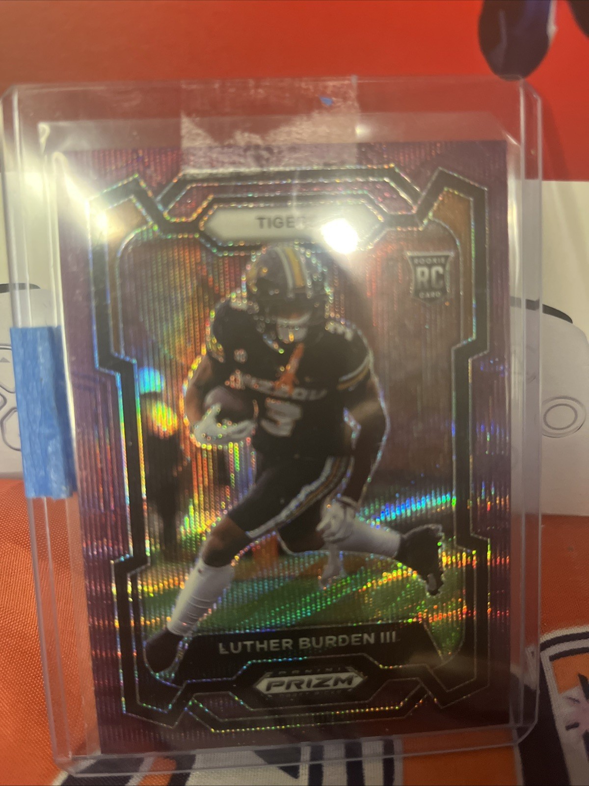 Luther Burden 2024 Panini Prizm Draft Picks Purple Wave RC #198 Missouri