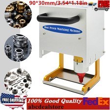 Electric Dot Peen Marking Machine VIN Code Number Engraving Touch Screen