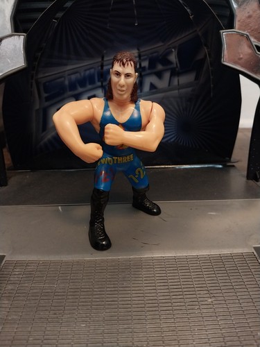 Wwf Hasbro Figure 123 Kid Green Card Loose Rare Vi...