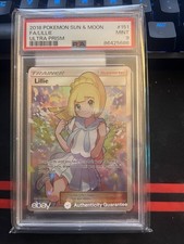 2018 Pokemon Lillie 151/156 Ultra Prism Full Art Trainer PSA 9 MINT on eBay