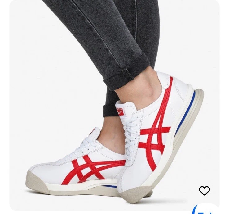 DYNASTY シンガード ホワイト/レッド　S サイズ Onitsuka Tiger Corsair Ex White Classic Red Women's 9.5 Sneakers