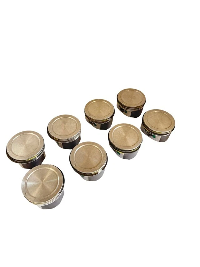GM 5.3L Pistons & Rings OEM 8pc Hypereutectic Coated Skirt Dish Top 3.780" FLOAT - Image 2 of 4