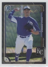 2015 Bowman Draft Chrome Asia Exclusive Black Wave Refractor Kyle Zimmer 0o6v