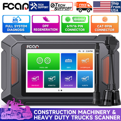 OBD Scanner Heavy Duty Truck Diagnostic Construction Machinery for CAT John Deer