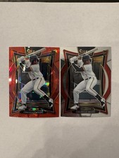 2025 Panini Select Christian Moore #1 RC Red Prizm…/299 + Base