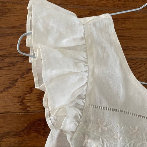 NWOT $110 Vintage Rendezvous Inc. New Orleans Girls Embroidered Pinafore Dress 6 - Picture 7 of 13