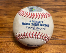 Trey Lipscomb Nationals Game Used Baseball 4/10/2024 v Giants FIRST HIT BY PITCH