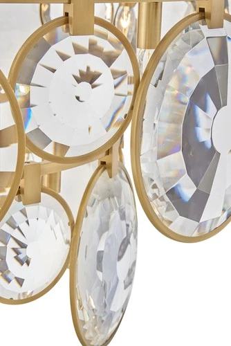 Fredrick Ramond FR31268 Nala 15 Light 40"W Crystal Waterfall - Black - Picture 2 of 5