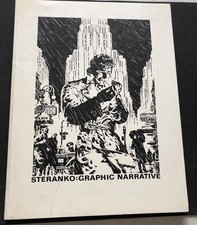 Steranko: narrazione grafica firmata 1978 The Winnipeg Art Gallery, fuori stampa
