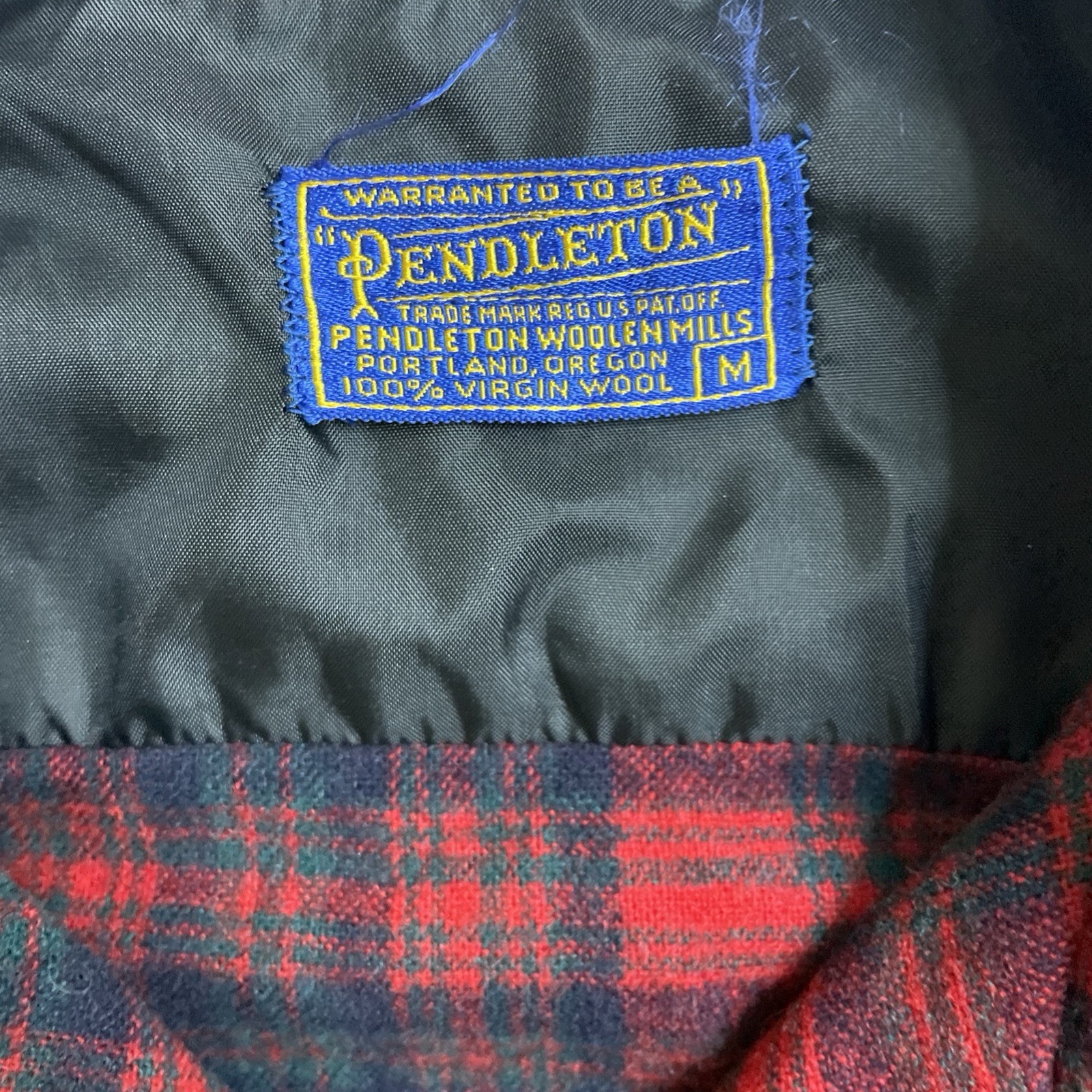 Vintage Pendleton Board Wool Button Up Shirt Size… - image 3