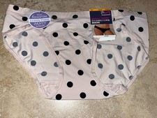 NWT Maidenform Invisible Look BARELY THERE Pink Polka Dot Bikini Panty Small 5