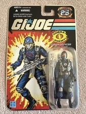 2007 Hasbro GI JOE 25th Anniversary COBRA OFFICER 3.75  Action Figure MOC ARAH