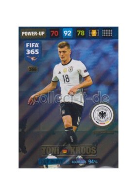 Panini Fifa 365 Cards 2017 - 366 - Toni Kroos - Key Players - Deutschland