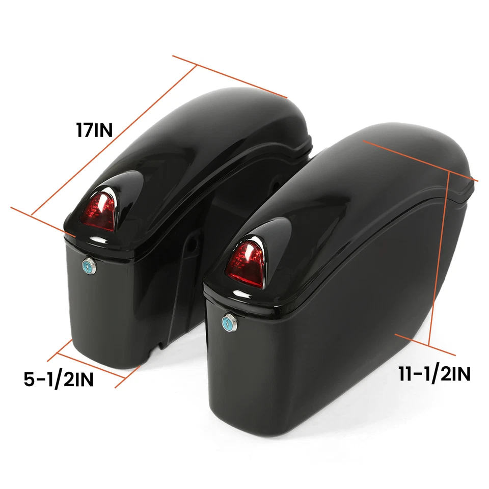 Hard Saddle Bags Bracket For Yamaha Honda Trunk Luggage Motorcycle accessories - Image 4 of 4