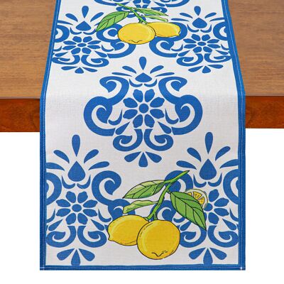 Capri Lemon Table Runners Italy Kitchen Dining Party Decorations for Home Sum...