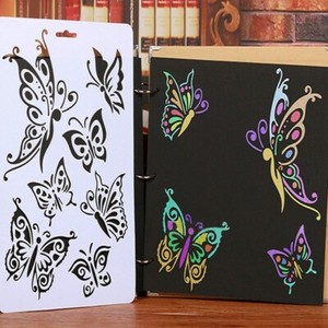 Butterfly Layering Stencils Template For Walls Painting Scrapbooking DIY Craft Butterfly Layering Stencils Template For Walls Painting Scrapbooking DIY Craft