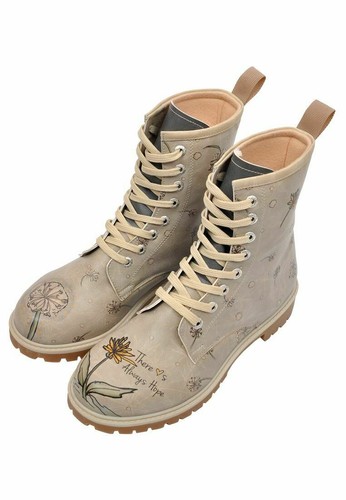 Dogo Zapatos Vegano Cuero siempre hay esperanza para mujer Botas Largas |  eBay