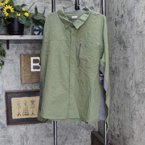 bass Outdoor Men's Ray Ripstop Performance Shirt BA42C115 XXL - Bild 8 von 10