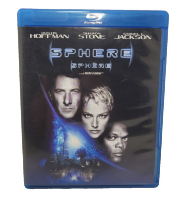 Sphere (Blu-ray, 1998) Sci-Fi Sharron Stone Dustin Hoffman Samuel Jackson OOP