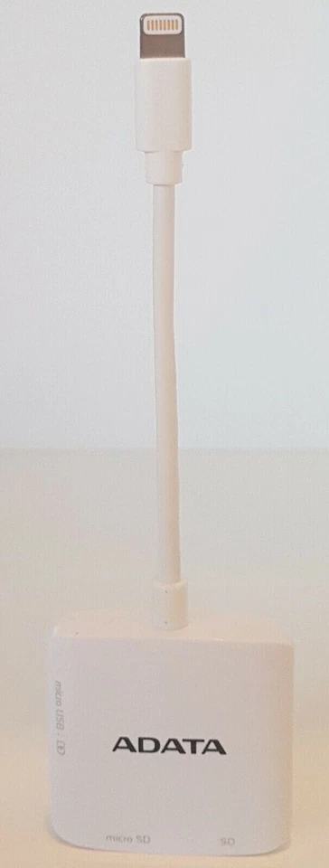 ADATA AI910 LIGHTNING MICRO SD CARD READER  APPLE MFI CERTIFICATION SDXC READER - Image 3 of 4