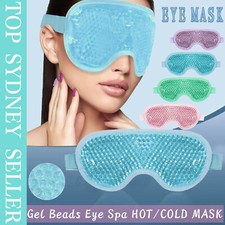Gel Beads Eye Spa HOT/COLD MASK Reusable Cooling Ice Pack Pain Relief Tired Eyes
