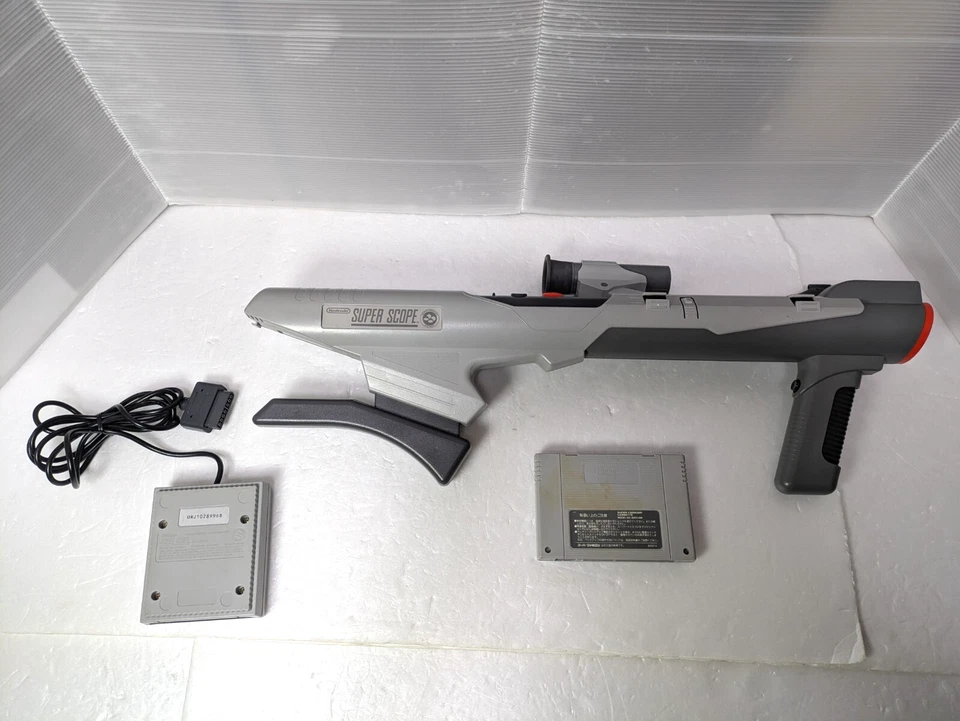 Nintendo Super Famicom Super Scope 6 SFC SNES SHVC-SSA Japan Box - Image 3 of 4
