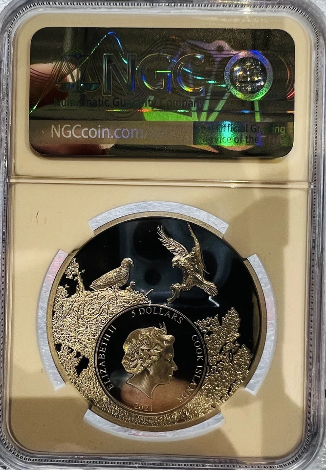 2021 Cook Is. S$5Kentucky - Thoroughbred MS 70* - Image 2 of 3