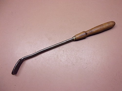 Vtg FARRIER'S DENTAL FLOAT 18" Long Curved Tip Unbranded Wicked NICE'N'CLEAN - Picture 5 of 7