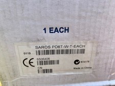  1 Crestron SAROS PD6T-W-T-EACH Pendant PA Speaker White