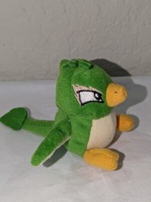 Neopets Green Pteri Bird McDonald's Mini Promo Plush Stuffed Toy 3"Tall