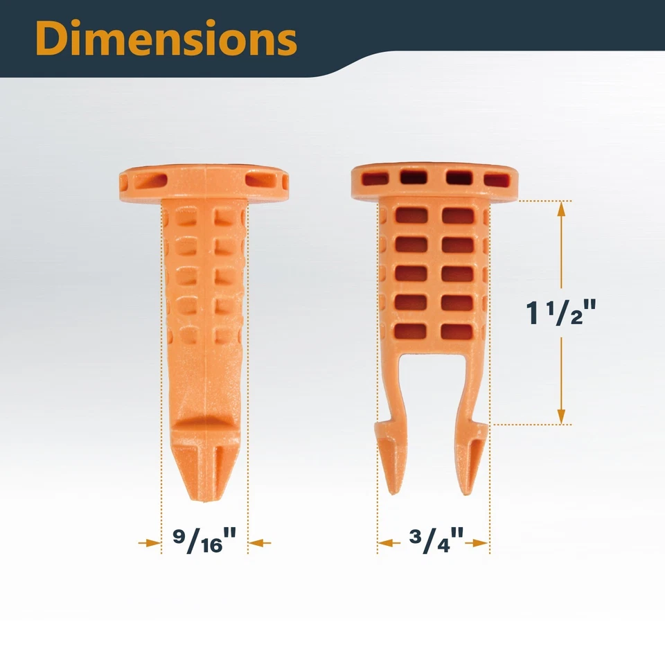Cerraduras de inserción rápida para mesas de trabajo Arachni Flex, 8 PK (72143) Foto 2 de 4