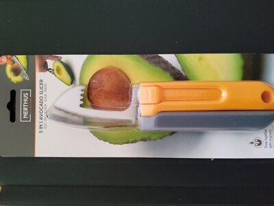 Nerthus Avocadoschneider 5 in 1. Schneiden, Gruben, Schöpfen und Maischen