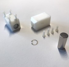 CILINDRO TERRE RARE MAGNETE PERMANENTE NdFeB NEODIMIO N52 Ø 20 x H 50 mm