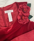 Red Velvet Dress Girls Size 5 — photo 3