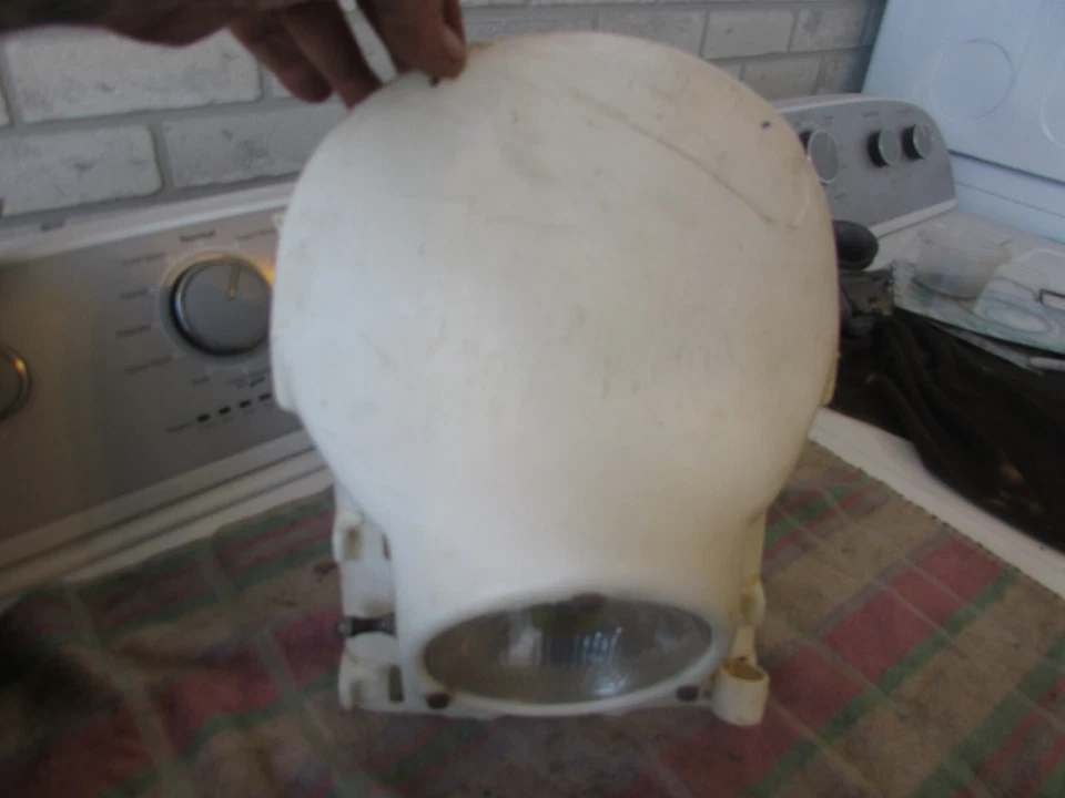 Husqvarna 500 Enduro 1983 faro faro faro y matrícula delantera Foto 3 de 4