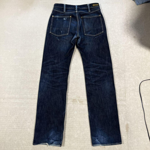 IRON HEART 21oz double knee logger jeans 822 W30 [VG Repair] limited