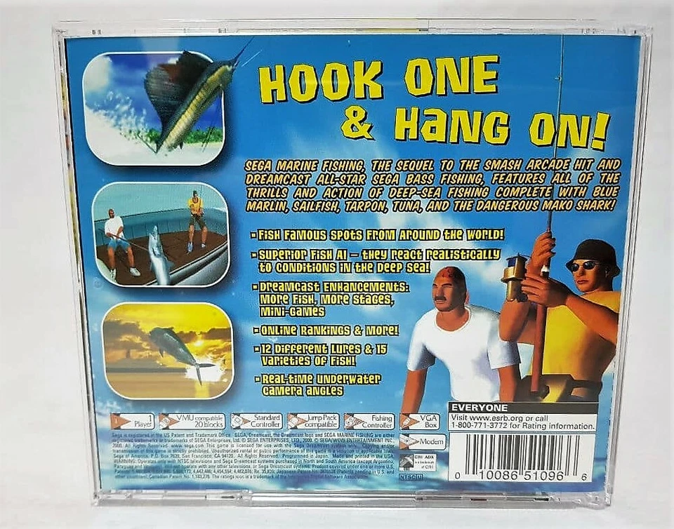 SEGA MARINE FISHING - GIOCO DREAMCAST - USATO VERS. AMERICA NTSC-U/C (US/Canada) - Immagine 2 di 4