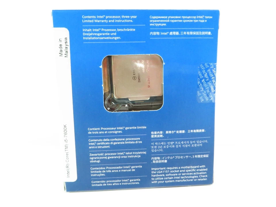 NEW!!! Intel Core i5-7600K SR32V 3.80GHz 6MB Quad Core LGA 1151 Socket H4 CPU - Image 2 of 4