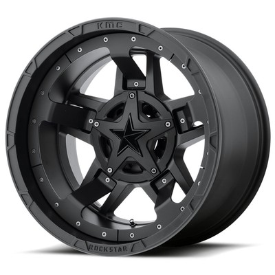 20 Inch Black XD Series Rockstar 3 XD827 20x10 -24 Wheel Rim FOR Jeep Wrangler