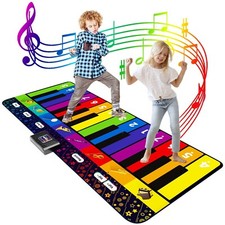 SUNLIN 6 ft. Floor Piano Mat for Kids Toddlers, Giant Piano Mat, 24 Keys, 1...