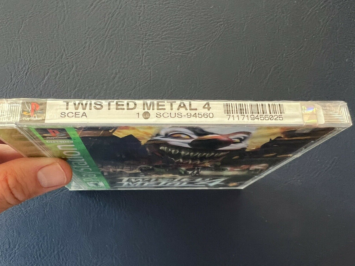 1999 PS1 Playstation Twisted Metal 4 Factory Sealed Greatest Hits VGA/WATA  Ready 711719456025