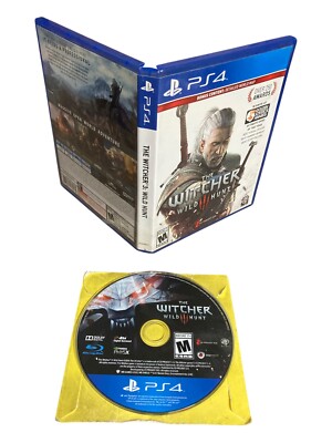 Sony PlayStation 4 PS4 CIB Complete Tested The Witcher 3 Wild Hunt