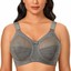 thumbnail 29  - UK Ladies Plus Size Full coverage Bra Minimiser No Padded Non wired Comfort Soft