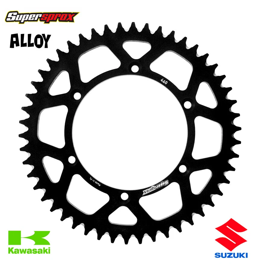 Kawasaki KX250F DID Gold G/B Chain Black Supersprox Sprocket Kit Motocross  — 第 2/4 张图片