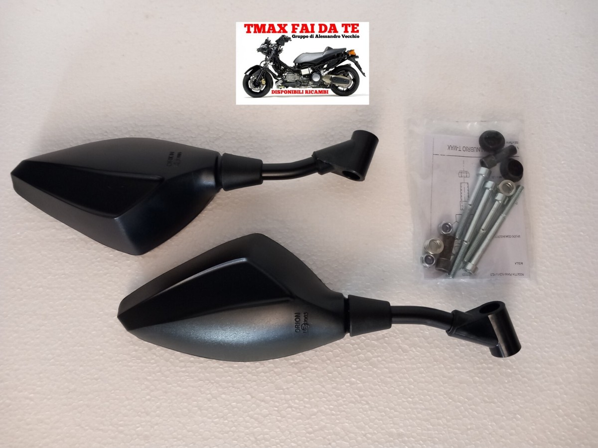 SPECCHI SPECCHIETTI MANUBRIO TMAX 560 2020 2021 2022 2023 2024 2025 ORION  NERO